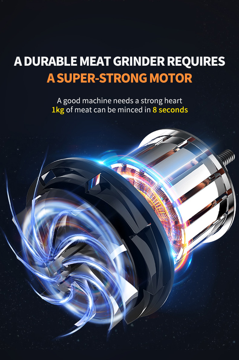 moedor de carne comercial