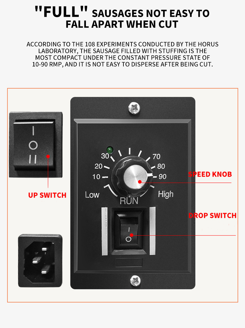 máquinas de processamento de salsicha