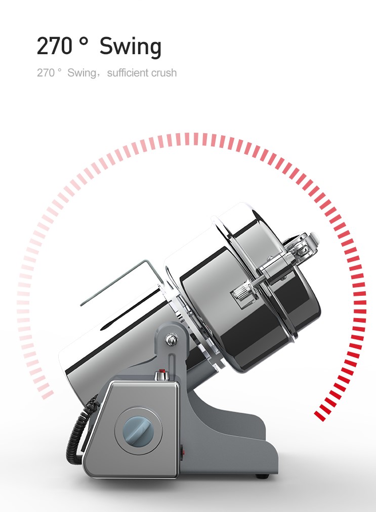 máquina de moer especiarias em pó