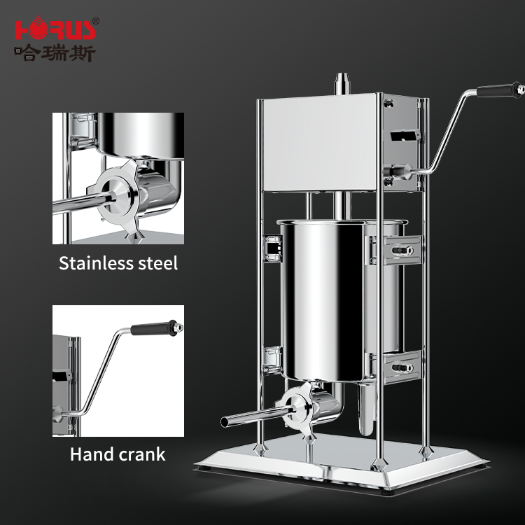 Máquina industrial de enchimento de salsichas de grande capacidade 15L