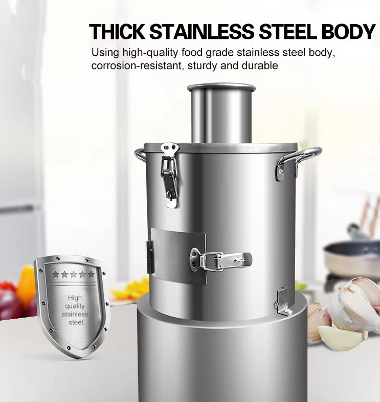 m&aacute;quina de processamento de alho